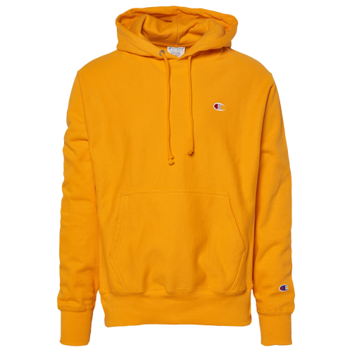 

Champion Mens Champion Reverse Weave Left Chest C Pullover Hoodie - Mens Gold/Yellow Size M