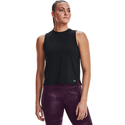 Women's - Under Armour Rush Tank - Black/Iridescent