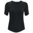 Under Armour Rush Short Sleeve T-Shirt - Women's Black/Iridescent