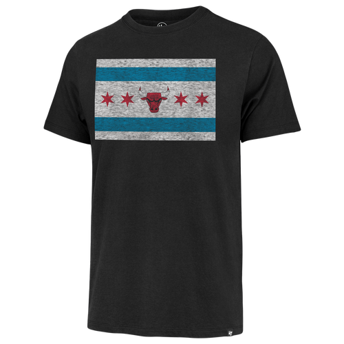 47 Brand Mens Chicago Bulls Bulls Regional Franklin T-Shirt - - Black Size XXL