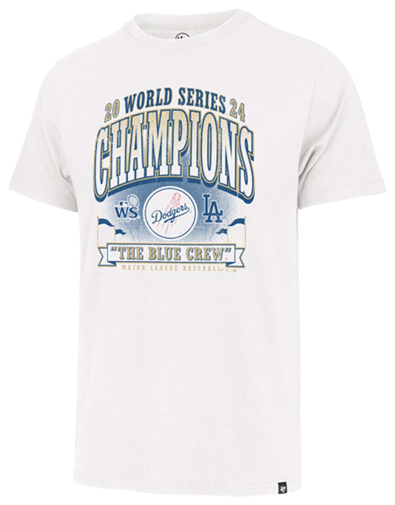 Fanatics MLB Los Angeles Dodgers ドジャース 47 Brand Dodgers World Series Champs Franklin T-Shirt | Foot Locker