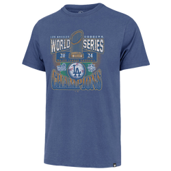 Men's - 47 Brand Dodgers World Series Champs Franklin T-Shirt - Cadet Blue/Multi