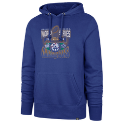 Men's - 47 Brand Dodgers World Series Champs Headline Hoodie - Royal/Multi