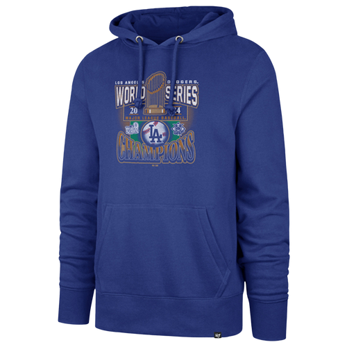 MENS - 47 Brand Dodgers World Series Champs Headline Hoodie - Royal/Multi