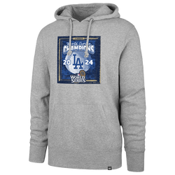 Men's - 47 Brand Dodgers World Series Champs Headline Hoodie - Grey/Multi