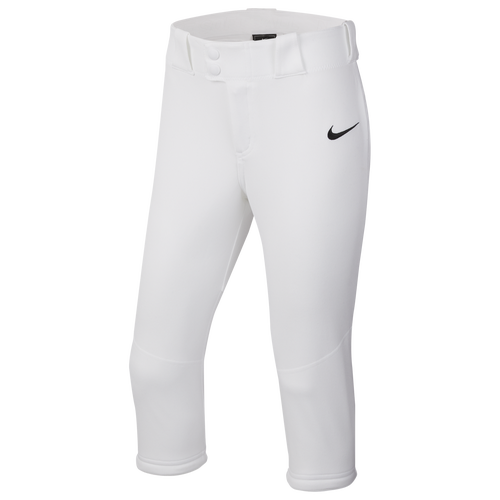 

Nike Girls Nike Vapor Select Softball Pants - Girls' Grade School White/Black Size S