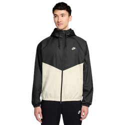 Men's - Nike NSW Windrunner Jacket  - Black/Sail/Sail