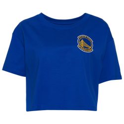 Women's - Pro Standard Warriors NBA Classic SJ Boxy T-Shirt - Blue/Yellow