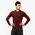 Eastbay EVAPOR Core Long Sleeve Compression Crew - Men's Dark Maroon