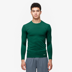 Men's - Eastbay EVAPOR Core Long Sleeve Compression Crew - Forest