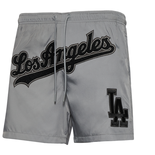 Mens Los Angeles Dodgers Pro Standard Dodgers Woven Shorts Gray