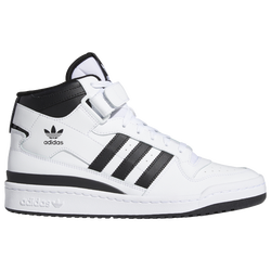 Men's - adidas Originals Forum Mid - Ftwr White/Ftwr White/Core Black