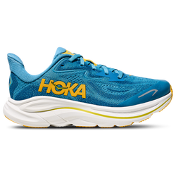 Boys' Grade School - HOKA Clifton 10 - Alpine Blue/Foggy Night/White