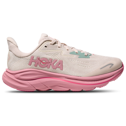 Girls' Grade School - HOKA Clifton 10 - Dried Rose/Rose Cream