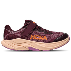 Girls' Preschool - HOKA Rincon 4 - Black Cherry/Classic Mauve