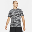 Nike Dri-FIT Camo AOP T-Shirt - Men's Smoke Gray