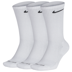Men's - Nike 3 Pack Dri-FIT Plus Crew Socks - White/Black