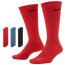 Nike 3 Pack Dri-FIT Plus Crew Socks - Men's Chili