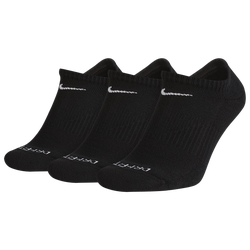 Men's - Nike 3 Pack Dri-FIT Plus No Show Socks - White/Black