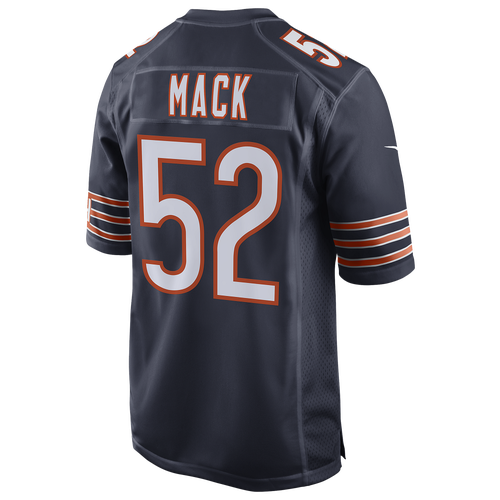 

Nike Mens Khalil Mack Nike Bears Game Day Jersey - Mens White/Navy Size L