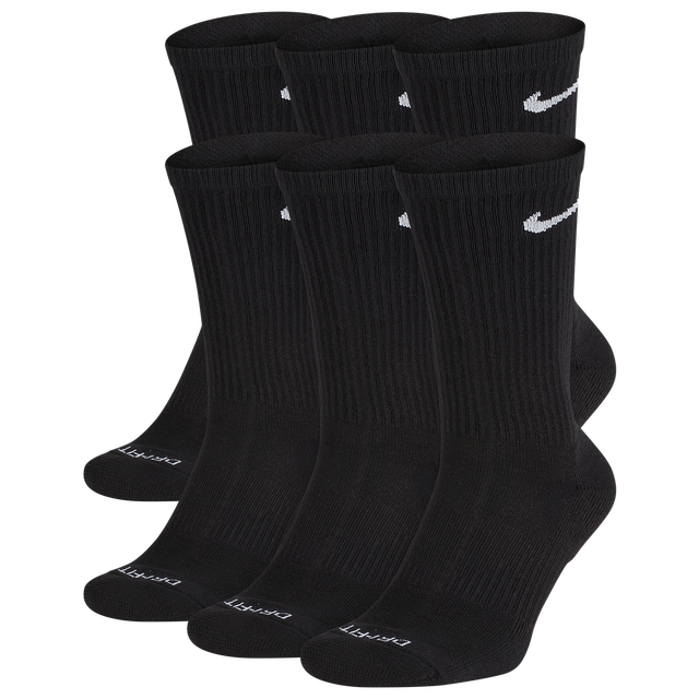 Nike 6 Pack Dri-FIT Plus Crew Socks - Men's