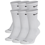 nike dri fit socks 6 pack white