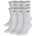 Nike 6 Pack Everyday Plus Cushioned Socks - Nike Black/White