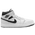 Jordan AJ 1 à mi-cheville - Pour hommes Blanc/Blanc/Noir