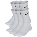 Nike 6 Pack Cushioned Crew Socks - Nike White/Black