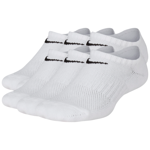 

Nike Boys Nike 6 Pack Cushioned No-Show Socks - Boys' Grade School White/Black Size M