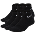 Nike 6 Pack Cushioned Quarter Socks - Nike Black/White