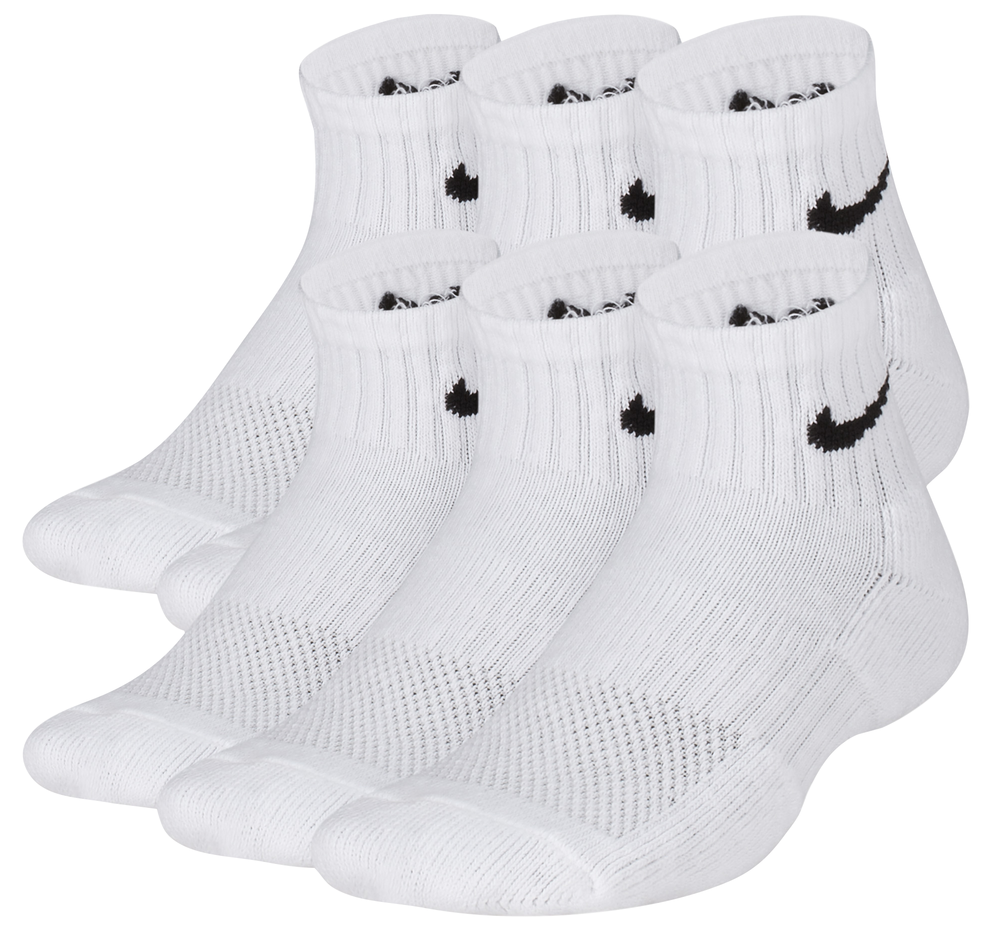 Nike 6 Pack Cushioned Quarter Socks