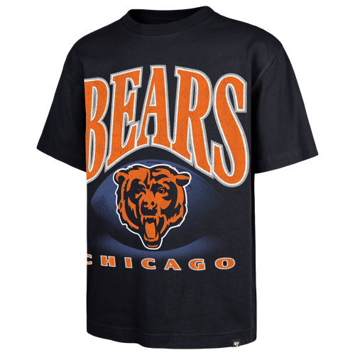 47 Brand Mens Chicago Bears NFL Chicago Bears Power Short Sleeve T-Shirt - - Navy