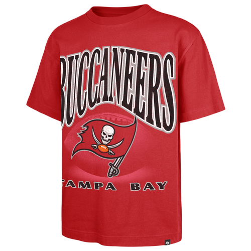 47 Brand Mens Tampa Bay Buccaneers NFL Tampa Bay Buccaneers Power Short Sleeve T-Shirt - - Red