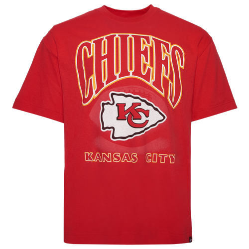 47 Brand Mens Kansas City Chiefs NFL Kansas City Chiefs Power Short Sleeve T-Shirt - - Red