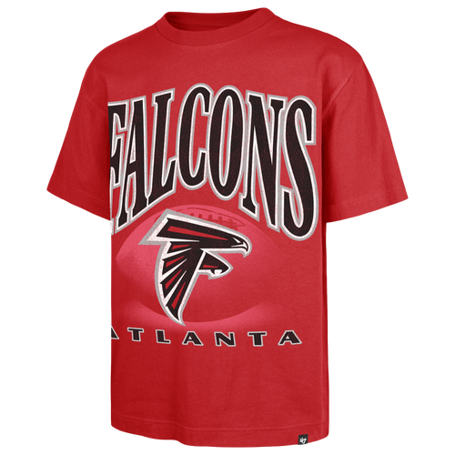 47 Brand Mens Atlanta Falcons NFL Atlanta Falcons Power Short Sleeve T-Shirt - - Red Size XXL