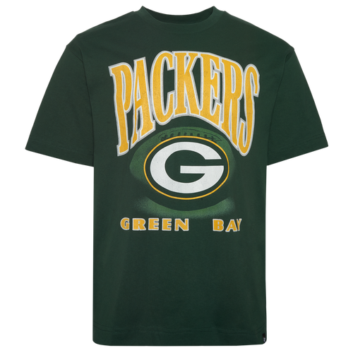 47 Brand Mens Green Bay Packers NFL Green Bay Packers Power Short Sleeve T-Shirt - - Dark Green
