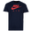 Nike T-shirt Air réfléchissant - Pour hommes Bleu marine/Rouge