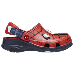 Boys' Preschool - Crocs Team Spider-Man All-Terrain Clogs  - Navy/Red