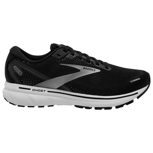 

Brooks Mens Brooks Ghost 14 - Mens Running Shoes Black/White/Silver Size 08.0