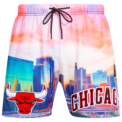 Men's - Pro Standard Bulls City Scape Mesh Shorts - Multi/Multi