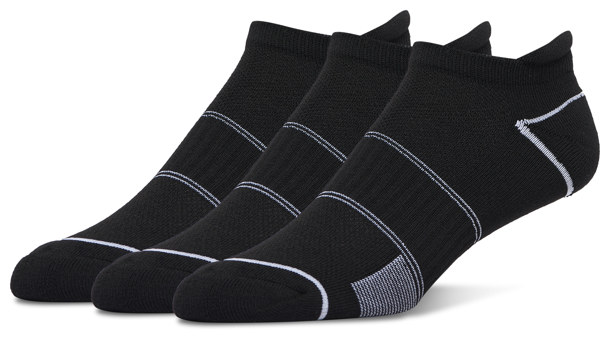 CSG Run Tab No Show Tech Socks 3 Pack - Men's