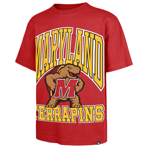 47 Brand Mens Maryland Terrapins Big Short Sleeve T-Shirt - - Red Size XL