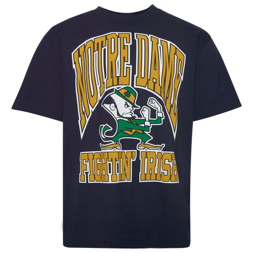 47 Brand Mens Notre Dame Fighting Irish Big Short Sleeve T-Shirt - - Navy Size XXL