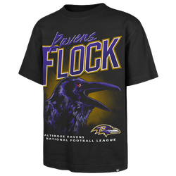 Men's - 47 Brand NFL Baltimore Ravens Wild S/S T-Shirt - Black