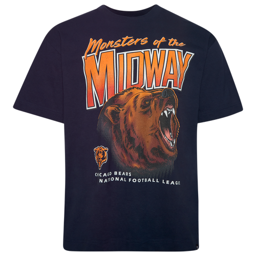 47 Brand Mens Chicago Bears NFL Chicago Bears Wild Short Sleeve T-Shirt - - Navy