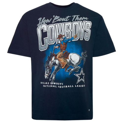 47 Brand Mens Dallas Cowboys NFL Dallas Cowboys Wild Short Sleeve T-Shirt - - Navy