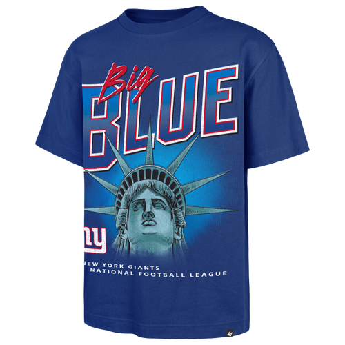 47 Brand Mens New York Giants NFL New York Giants Wild Short Sleeve T-Shirt - - Royal