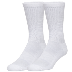 CSG 6 Pack Crew XL Socks - White