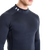 Under Armour HG Armour Comp Mock Long Sleeve - Men's White/Black